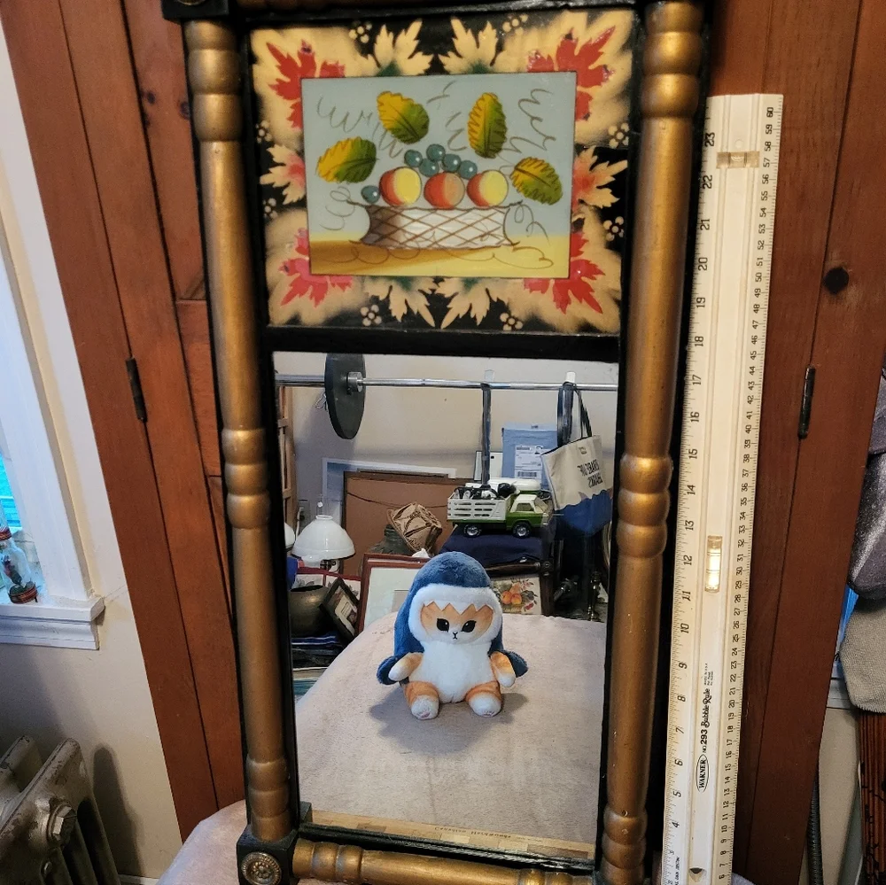 Antique Fruit Bowl Mirror